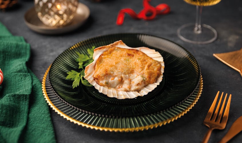 Especialidades - Vieiras con buey de mar