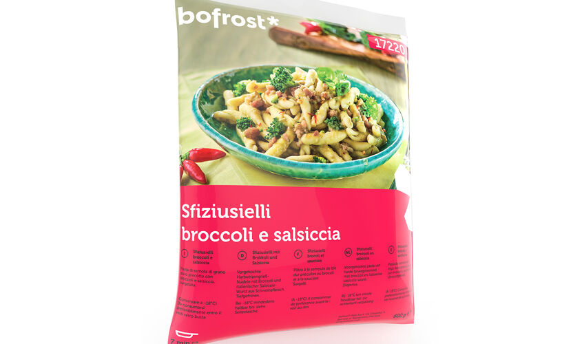 Pasta - Saltat de pasta italiana amb br&ograve;coli i salsitxes