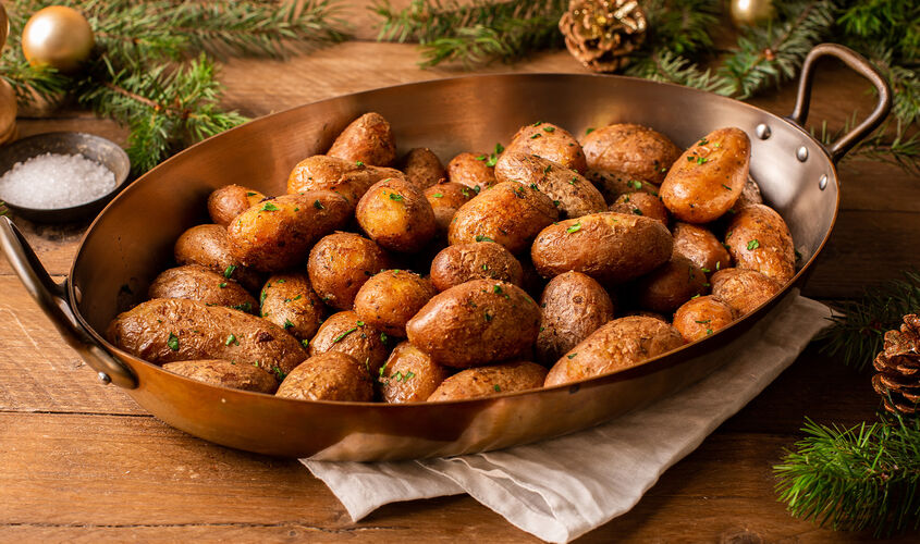 Patatas - Patates rostides amb oli d¿oliva i sal marina
