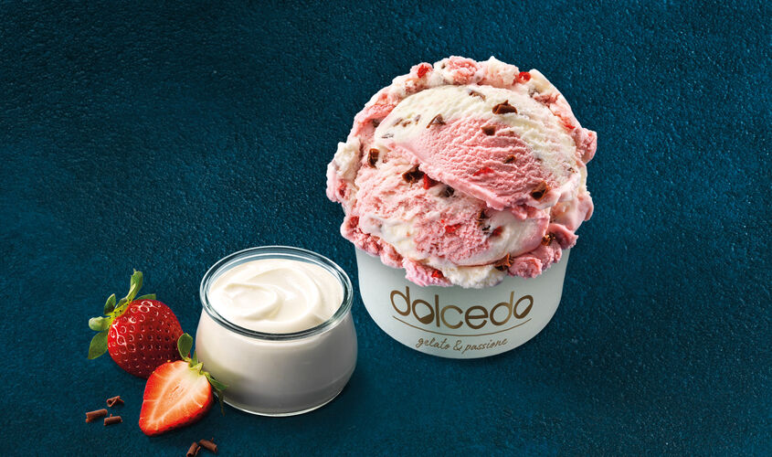 Tarrinas - Yogur y fresa