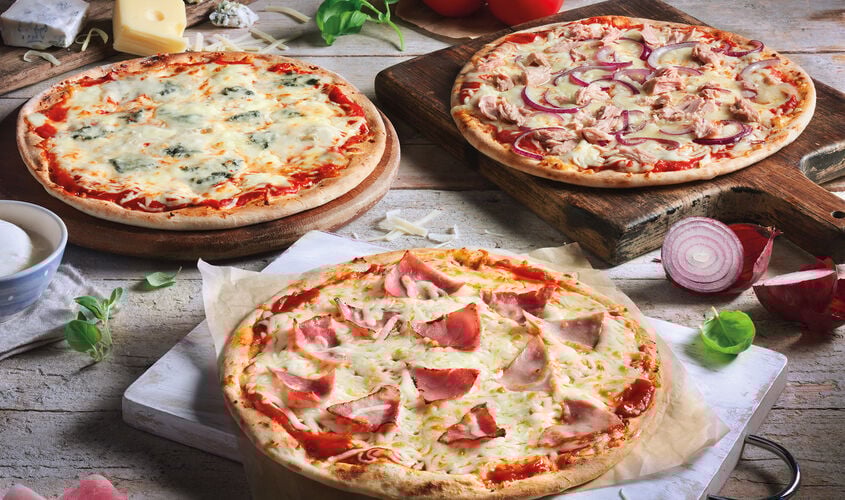 Pizzas - Trío de pizzas clásico 