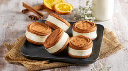 Conos y S&aacute;ndwiches - Biscuit leche merengada y canela