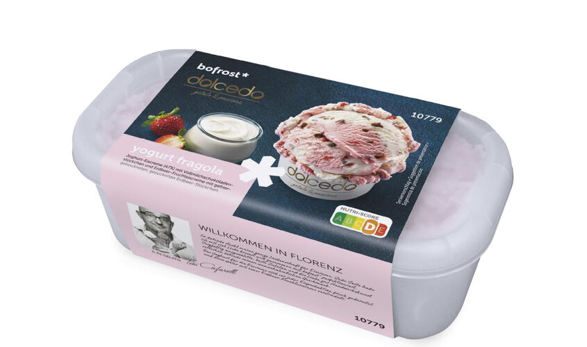 Tarrinas - Yogur y fresa