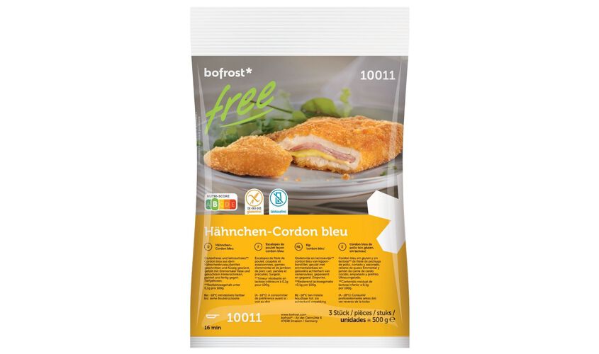 bofrost* free - Cordon bleu de pollastre (sense gluten, sense lactosa)