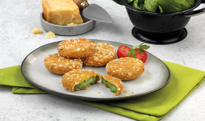 Preparada - Medallones de Espinacas y queso Parmigiano 