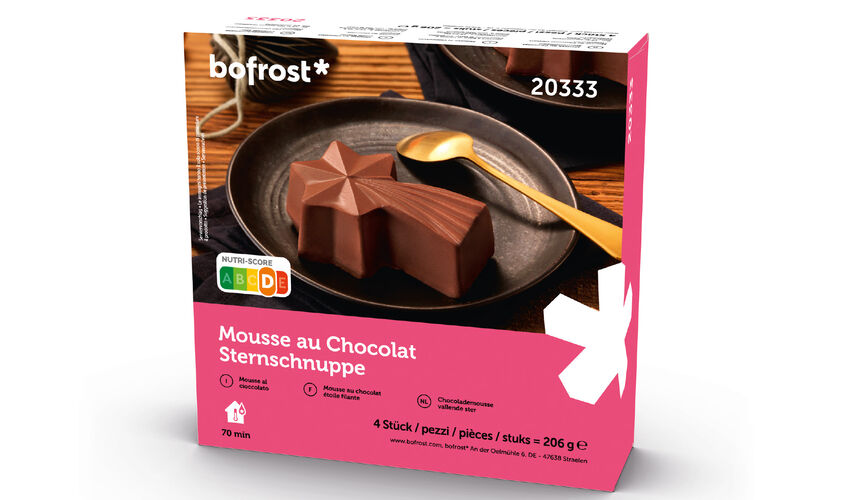 Pasteler&iacute;a - Estrellas de mousse de chocolate