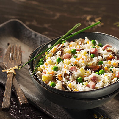 Mezcla de verduras y arroces - Arroz basmati 5 Delicias
