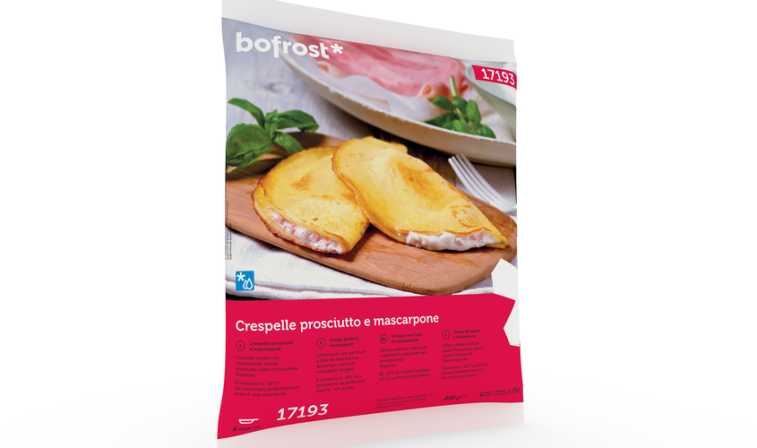 Especialidades - Cr&ecirc;pes de jam&oacute;n y Mascarpone