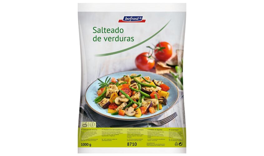 Salteados de verduras - Saltat de verdures
