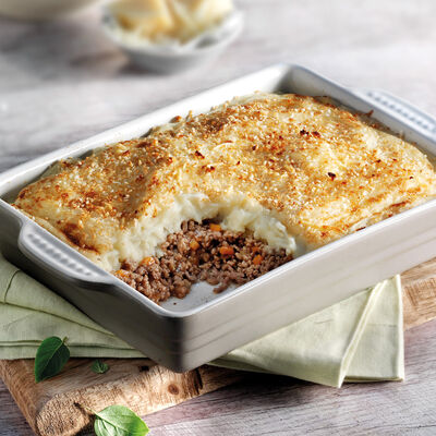 Carne - Gratén de carne con patata parmentier 