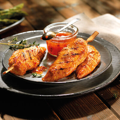  - Brochetas de pollo
