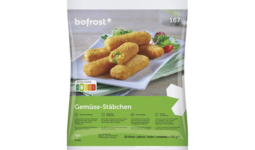 Preparada - Palitos de verduras y queso