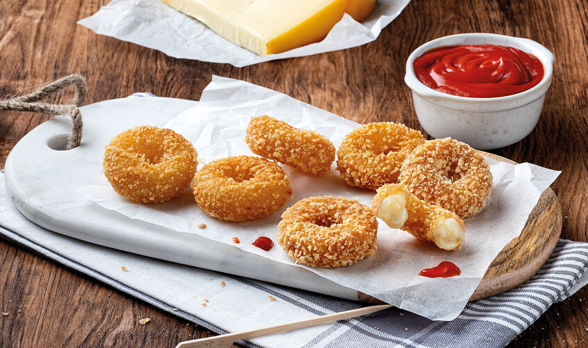 Especialidades - Aros de queso Gouda