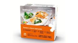 Especialidades - Cesta con queso de cabra y espinacas