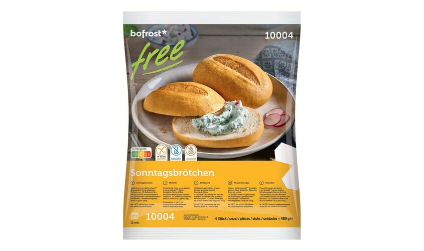 bofrost* free - Panecillos (sin gluten, sin lactosa)