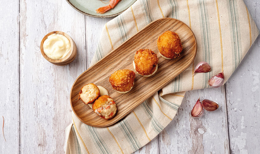 Especialidades - Croquetes de gambes a l'all