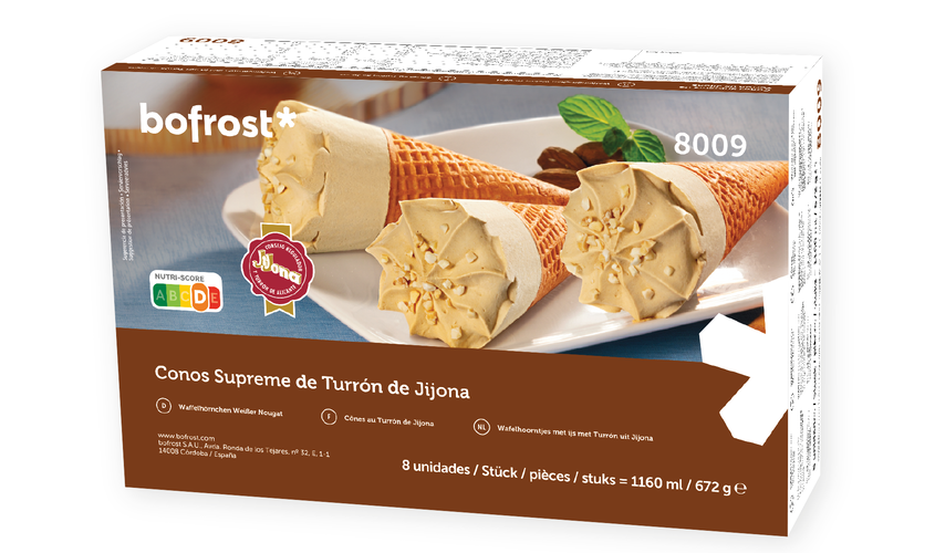 Conos y Sándwiches - Conos Supreme de Turrón de Jijona