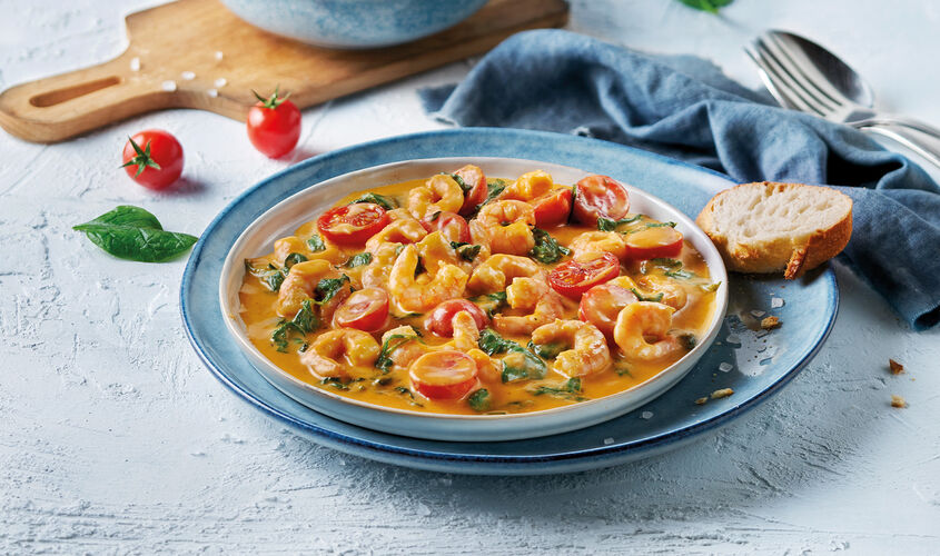 Natural - Llagostins amb salsa