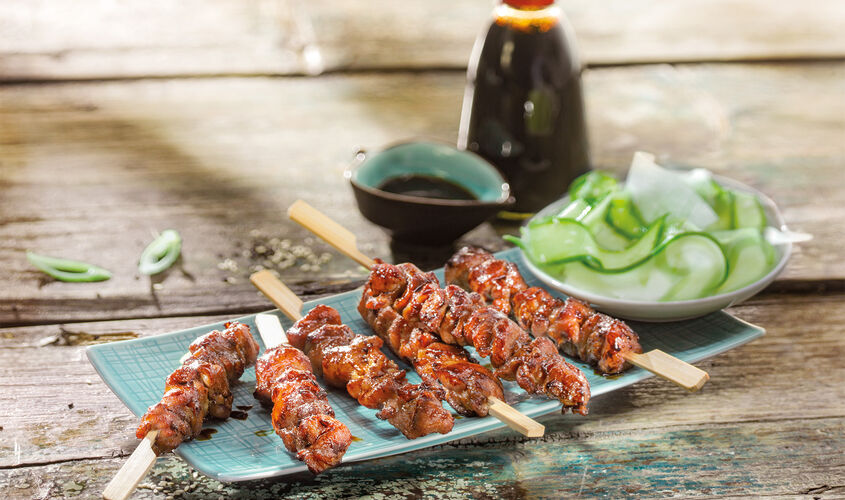Asia - Brochetas yakitori