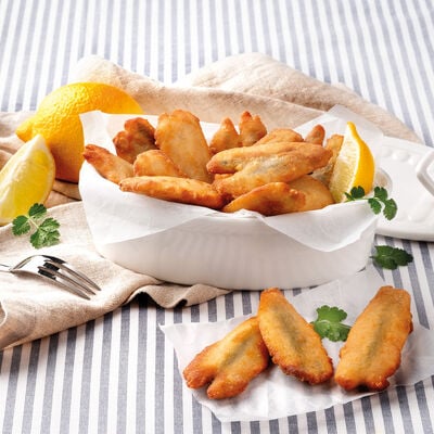 Preparado - Seitons papallona en tempura