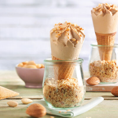 Contenido reducido en az&uacute;cares - Conos de Turr&oacute;n reducido en az&uacute;cares