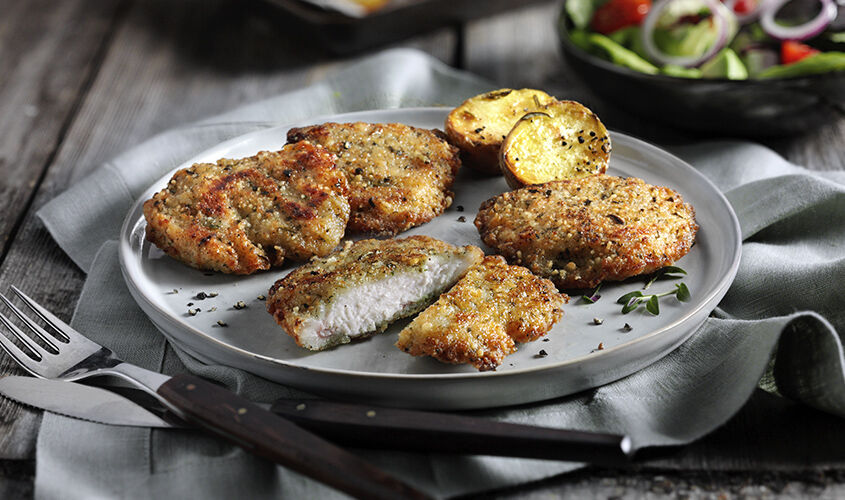 - Mini escalopes a las finas hierbas