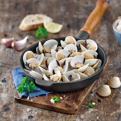 Marisco y Cefal&oacute;podo - Almeja del pac&iacute;fico, cocida