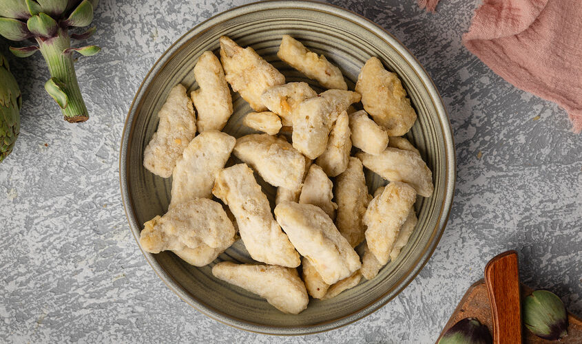 Preparada - Alcachofas en tempura