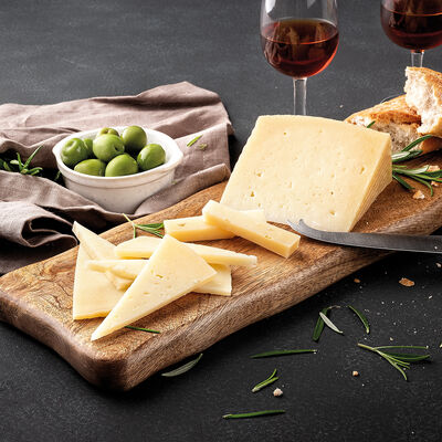 Queso - Queso a&ntilde;ejo de oveja y cabra en manteca y aceite