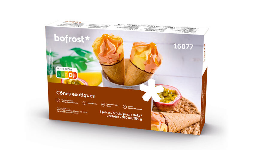 Conos y S&aacute;ndwiches - Conos Mango-Maracuy&aacute;