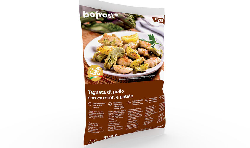 Salteados de verduras - Salteado de pollo, patatas y alcachofas