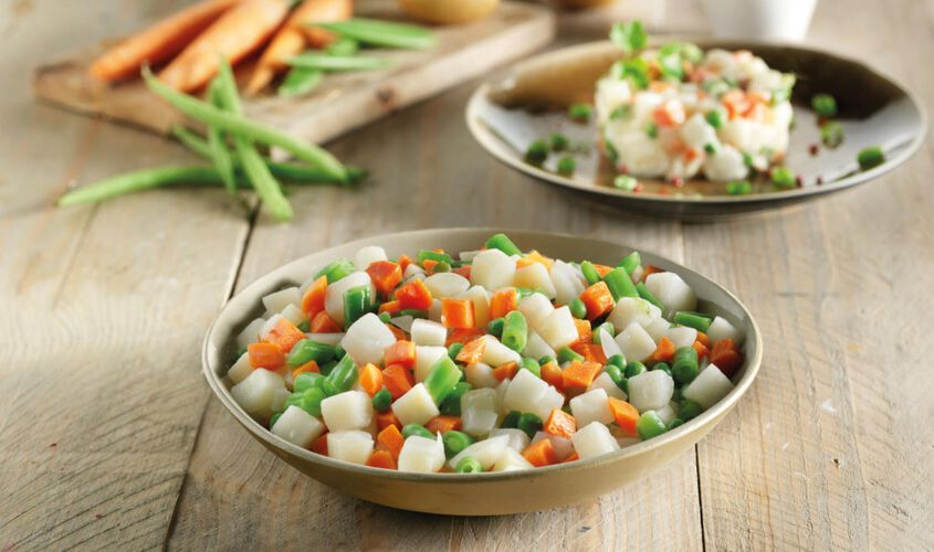 Mezcla de verduras y arroces - Verdura per a ensalada russa