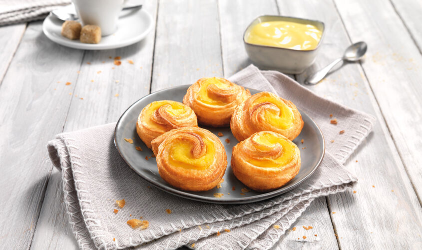 Pastelería y Repostería - Caracolas de crema