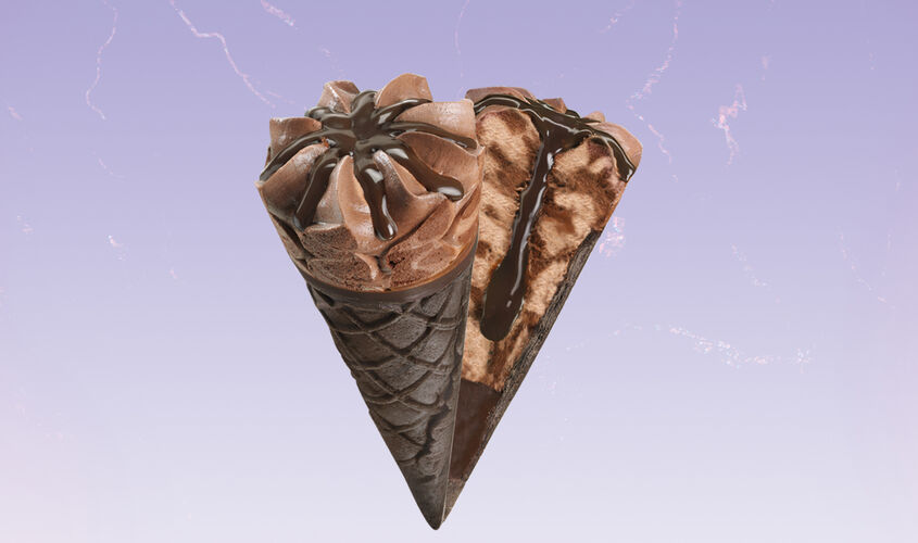 Conos y S&aacute;ndwiches - Conos de chocolate