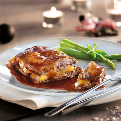 Carne - Milhojas de Solomillo con Foie