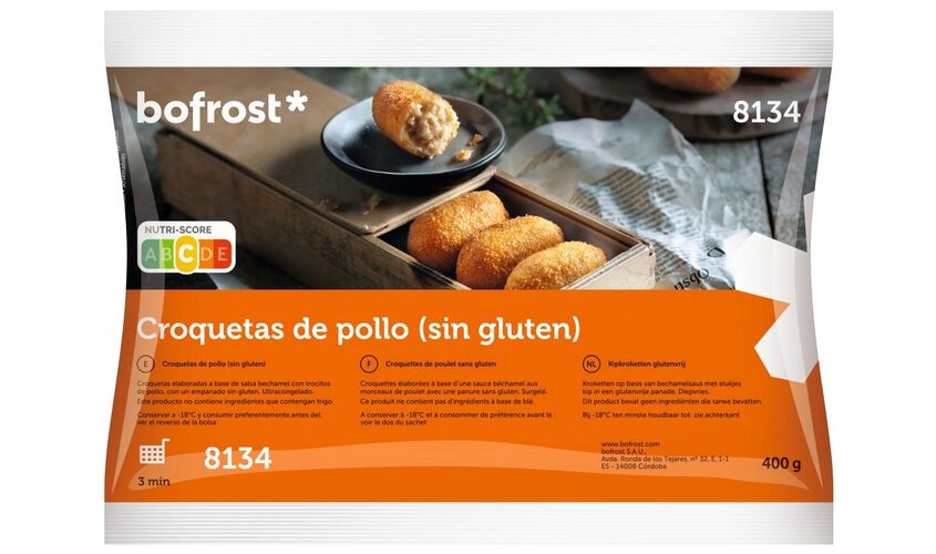 Especialidades - Croquetas de pollo (sin gluten)