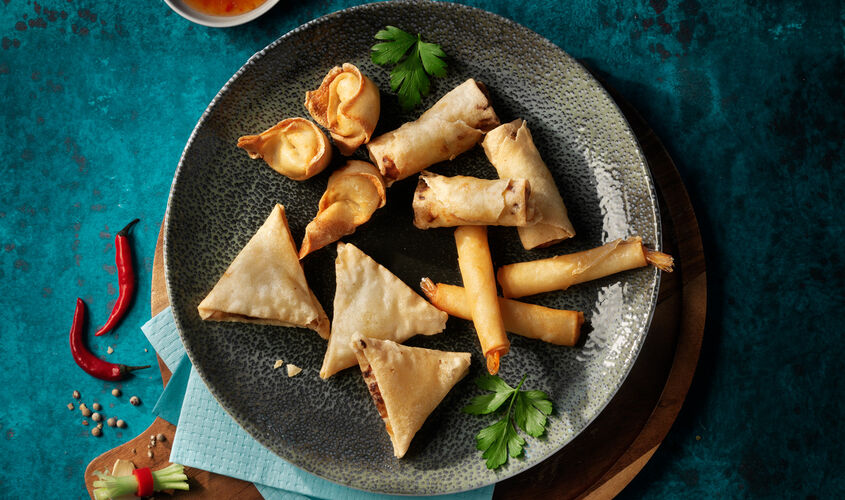 Asia - Assortiment d'aperitius asi&agrave;tics