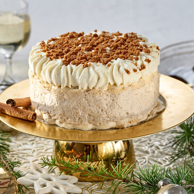 Tartas - Pastís de merenga amb canyella i galeta