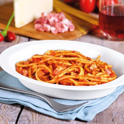 Promoci&oacute;n 5 plus 1 - Espaguetis a la Amatriciana