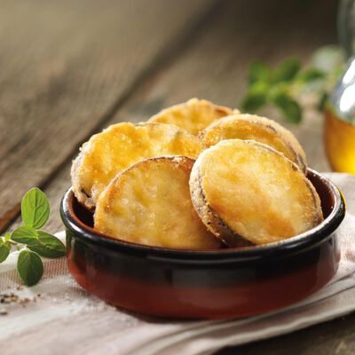 Preparada - Albergínies arrebossades