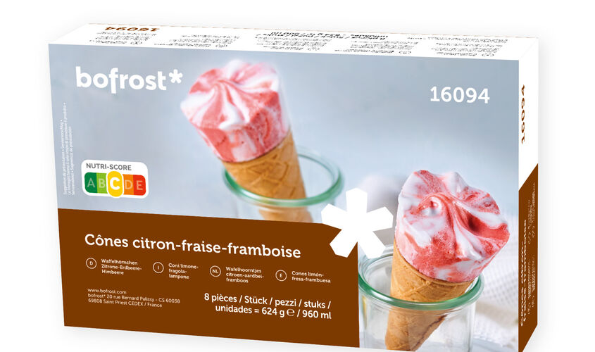 Conos y S&aacute;ndwiches - Conos lim&oacute;n & frutas rojas