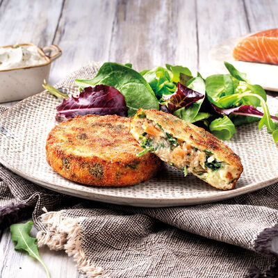 Preparado - Medallón de salmón con espinacas