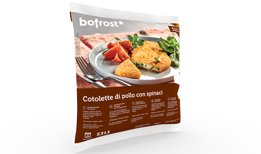  - Filetes de pollo con espinacas