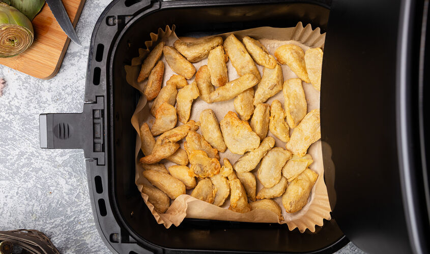 Preparada - Alcachofas en tempura