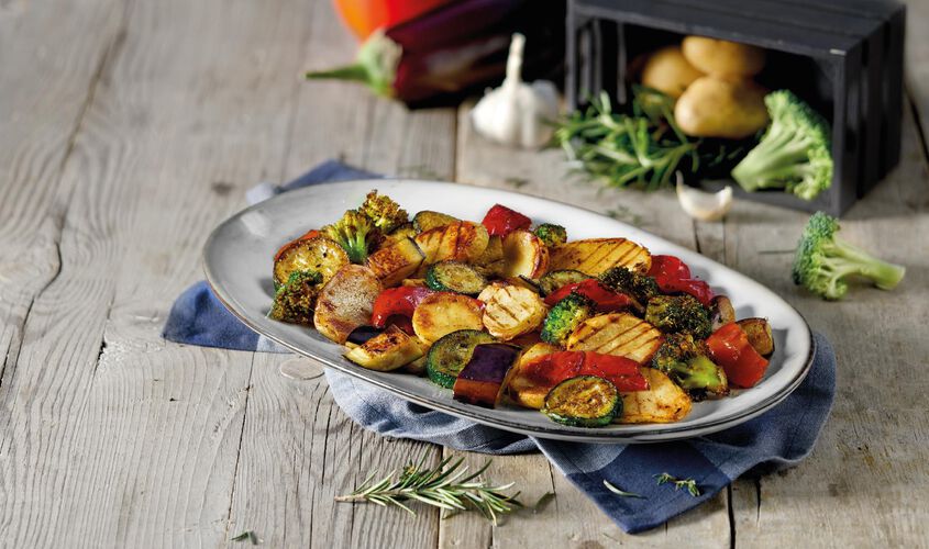 Salteados de verduras - Graellada de verdures