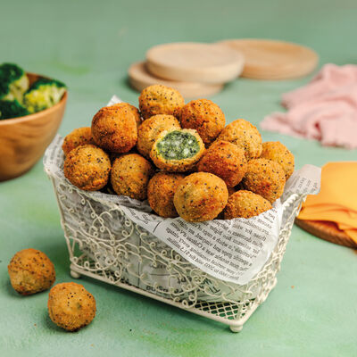 Preparada - Pops de br&oacute;coli con queso