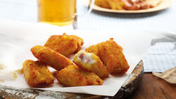  - Cruixents de patata amb pernil i Mozzarella