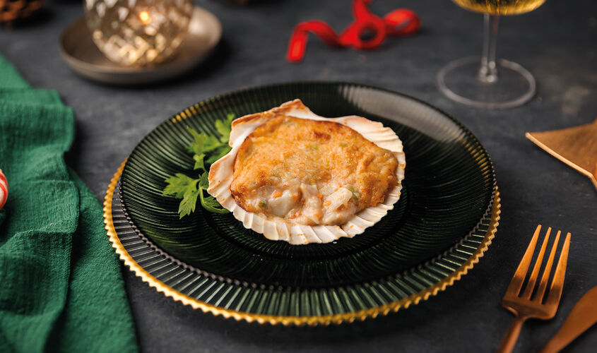 Especialidades - Vieiras con buey de mar