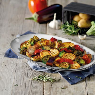 Salteados de verduras - Graellada de verdures