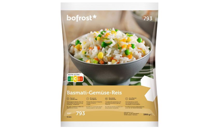 Mezcla de verduras y arroces - Arròs Basmati primavera